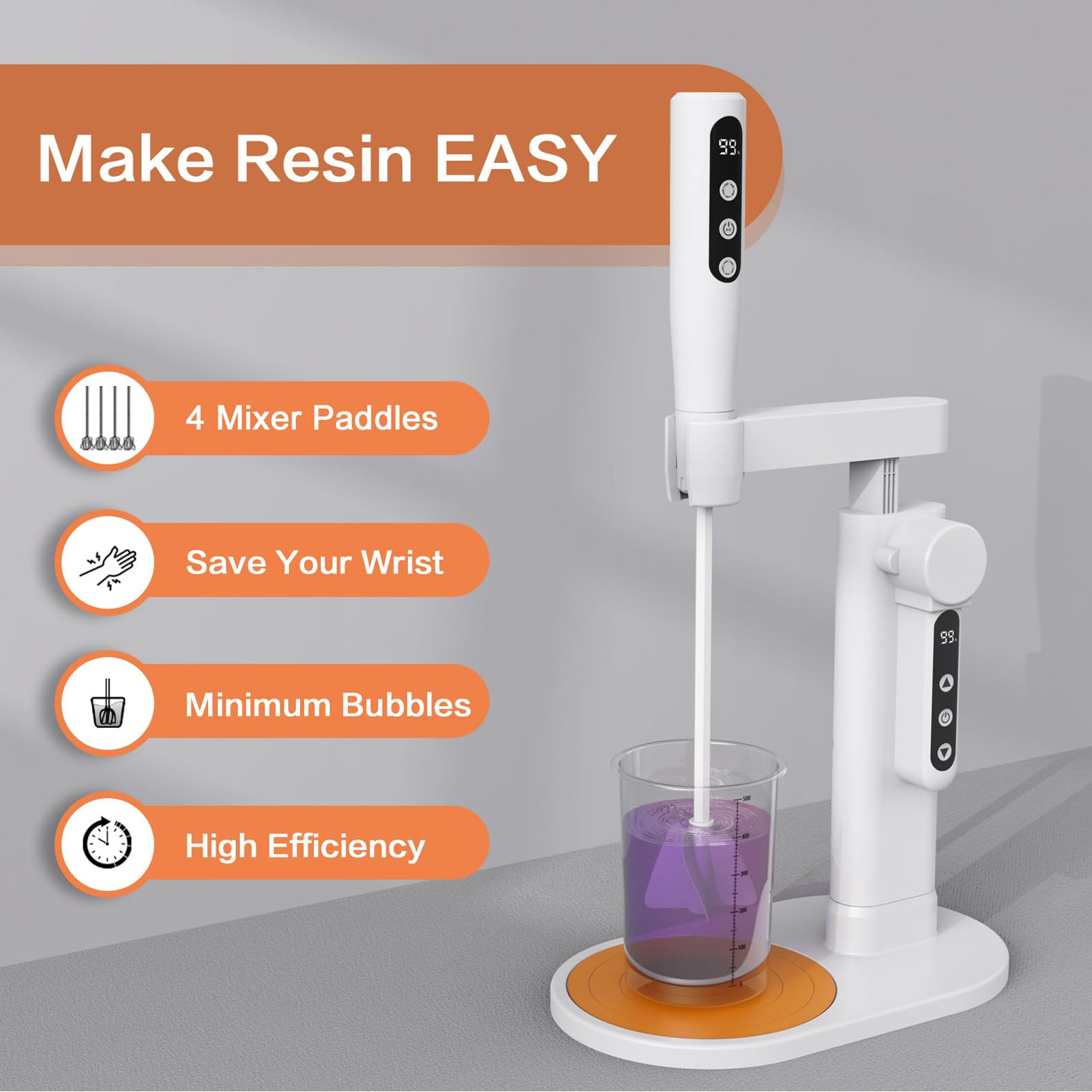 Blender - Elektrikli Reçine Karıştırıcı Standlı Elektrikli Reçine