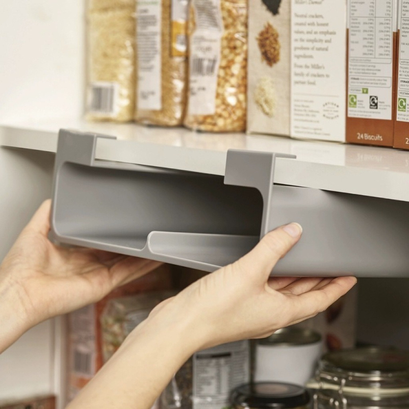 Kitchen Appliances Cabinet - Duvara Monte Streç Film Saklama Rafı