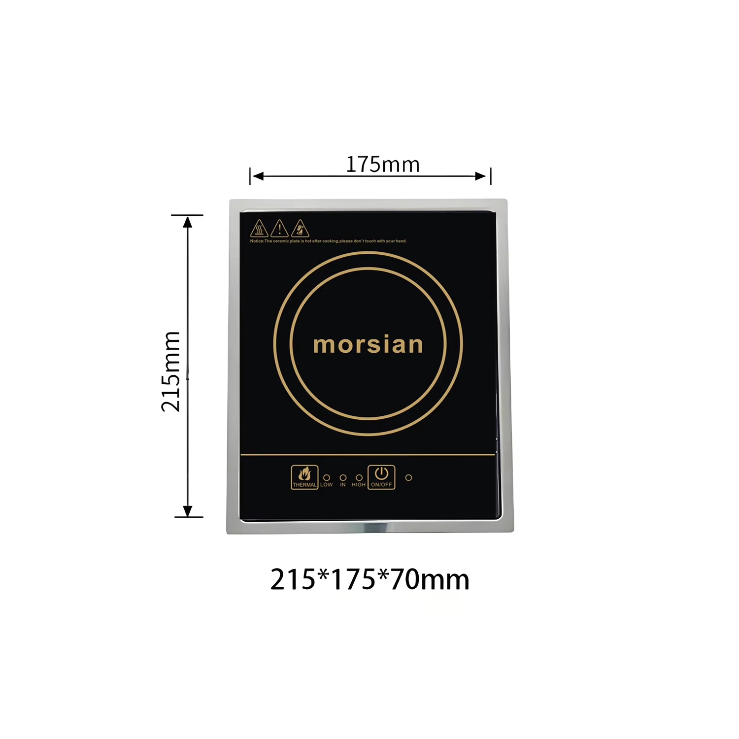 İndüksiyonlu Ocak 800W/1200W 2 - Induction Cooktop Portable incelemesi ve fiyatı