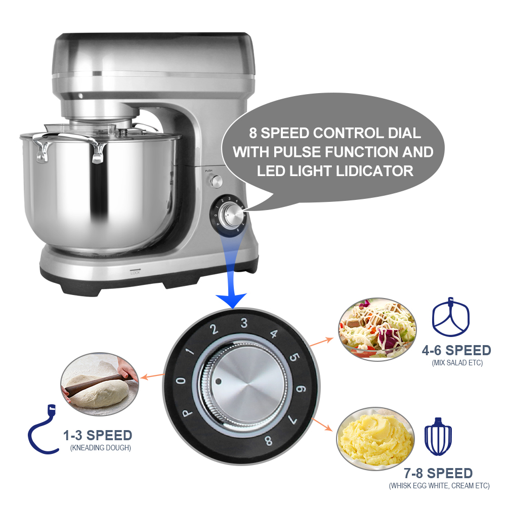 2000W 11 Litre Ev Tipi Elektri - Stand Mixer incelemesi ve fiyatı