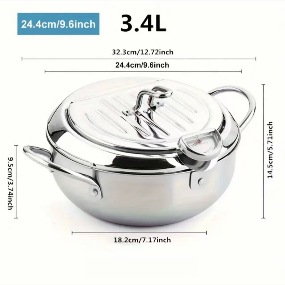 Paslanmaz Çelik Kapaklı Tava,  - Induction Cooker incelemesi ve fiyatı